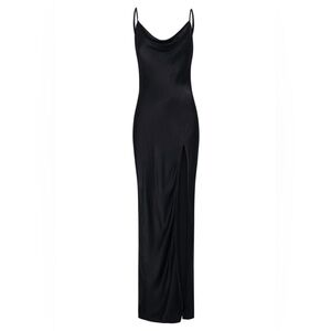 Meshki Satin Jade Cowl Dress - Like New